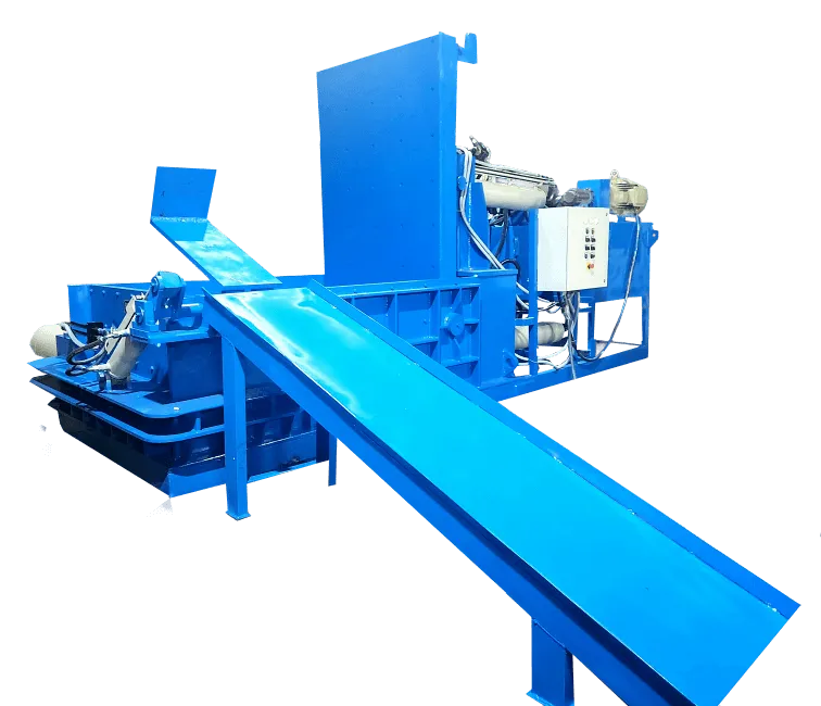 Triple action automatic scrap baling machine by Ace Automation