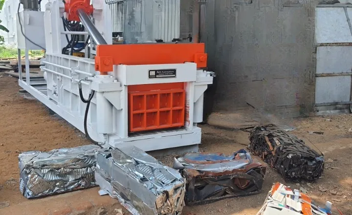 ELV Scrap Baling Machine – view 3